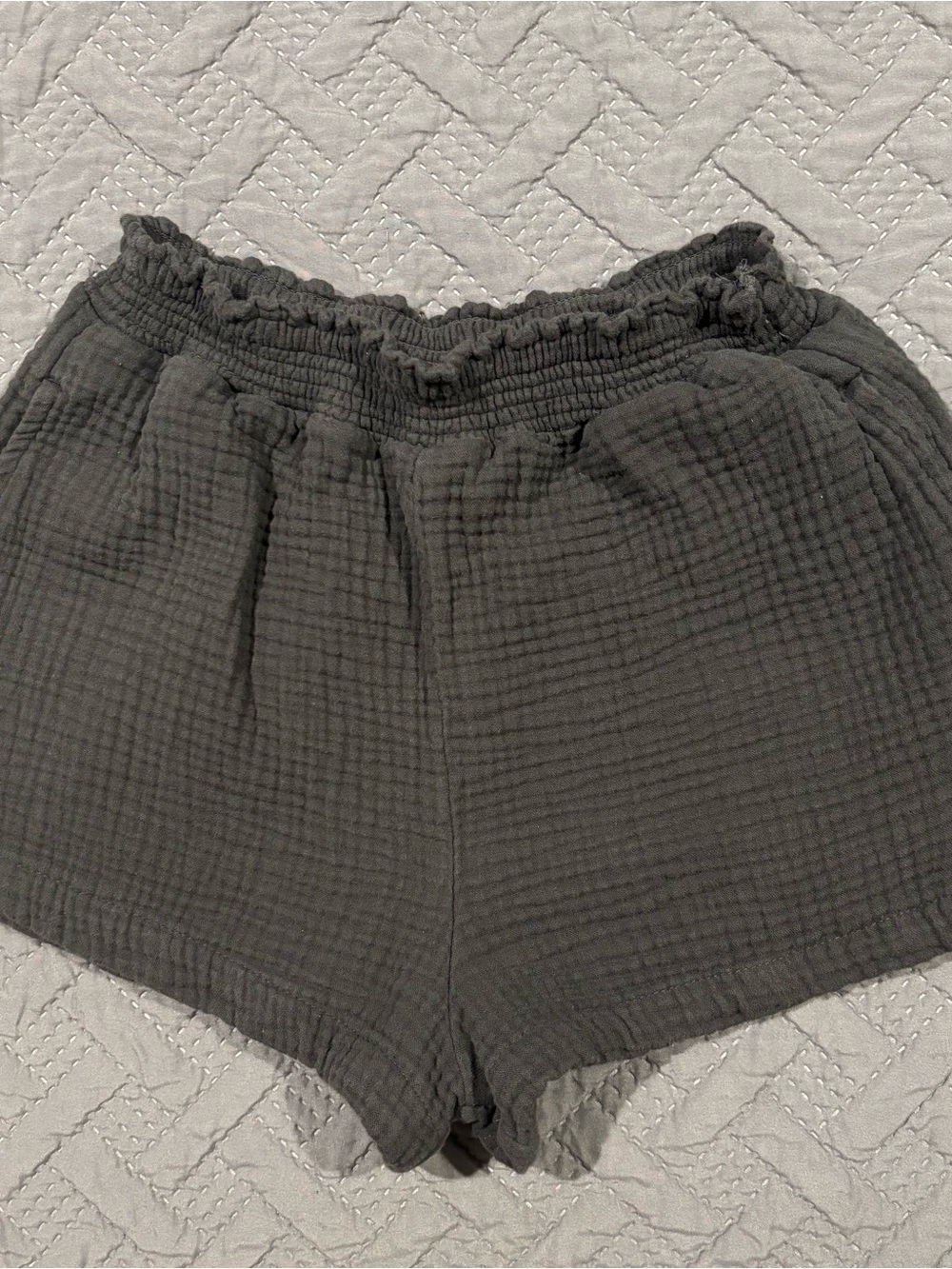 Women’s Billabong Black Gauze Elastic Waist Shorts